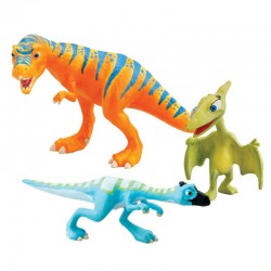 Set figurine Dinosaur Train-Mr. Pteranodon, Boris & Oren