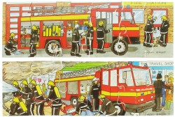Duo Puzle - Masina de pompieri