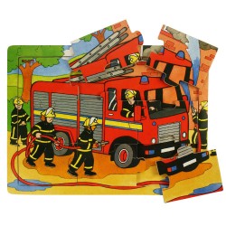 Puzzle - Masina de pompieri
