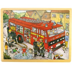 Puzzle - Masina de pompieri