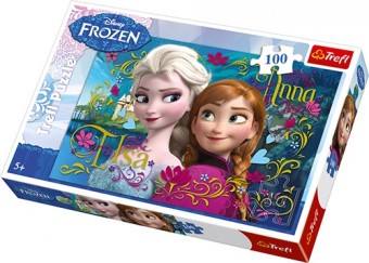 Puzzle 100 piese -Anna si Elsa