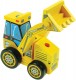 Tractor functional din lemn (5 piese)