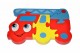 Masina de pompieri - puzzle din lemn